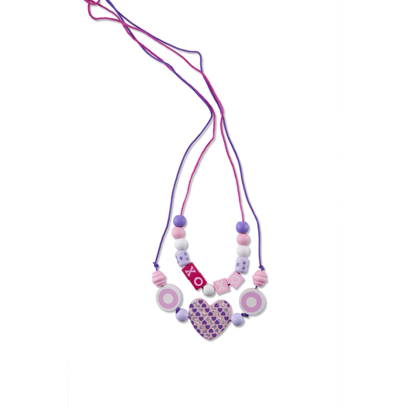Melissa & Doug Created By Me! Sparkle & Shimmer Beads Wooden Bead Kit