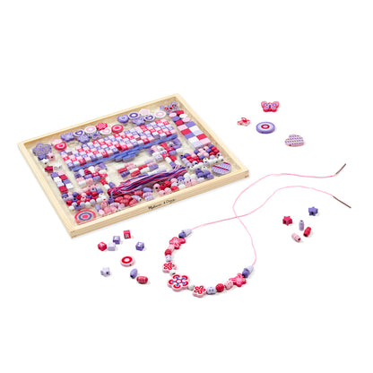 Melissa & Doug Created By Me! Sparkle & Shimmer Beads Wooden Bead Kit