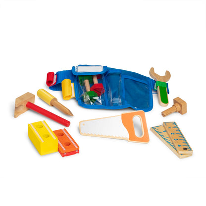 Melissa & Doug Deluxe Wooden Tool Belt Set