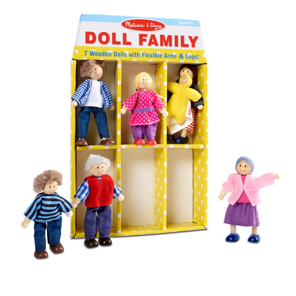 Melissa & Doug Wooden Doll Family