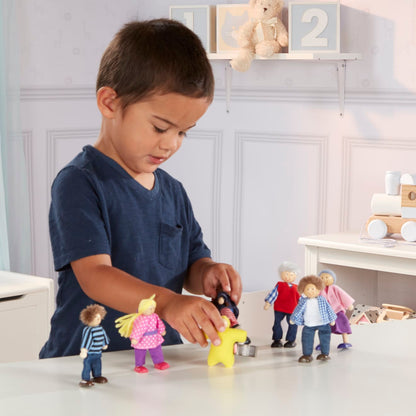 Melissa & Doug Wooden Doll Family