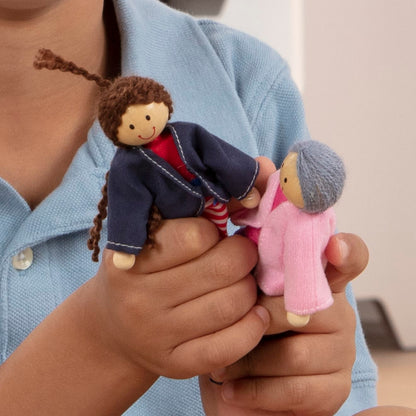 Melissa & Doug Wooden Doll Family