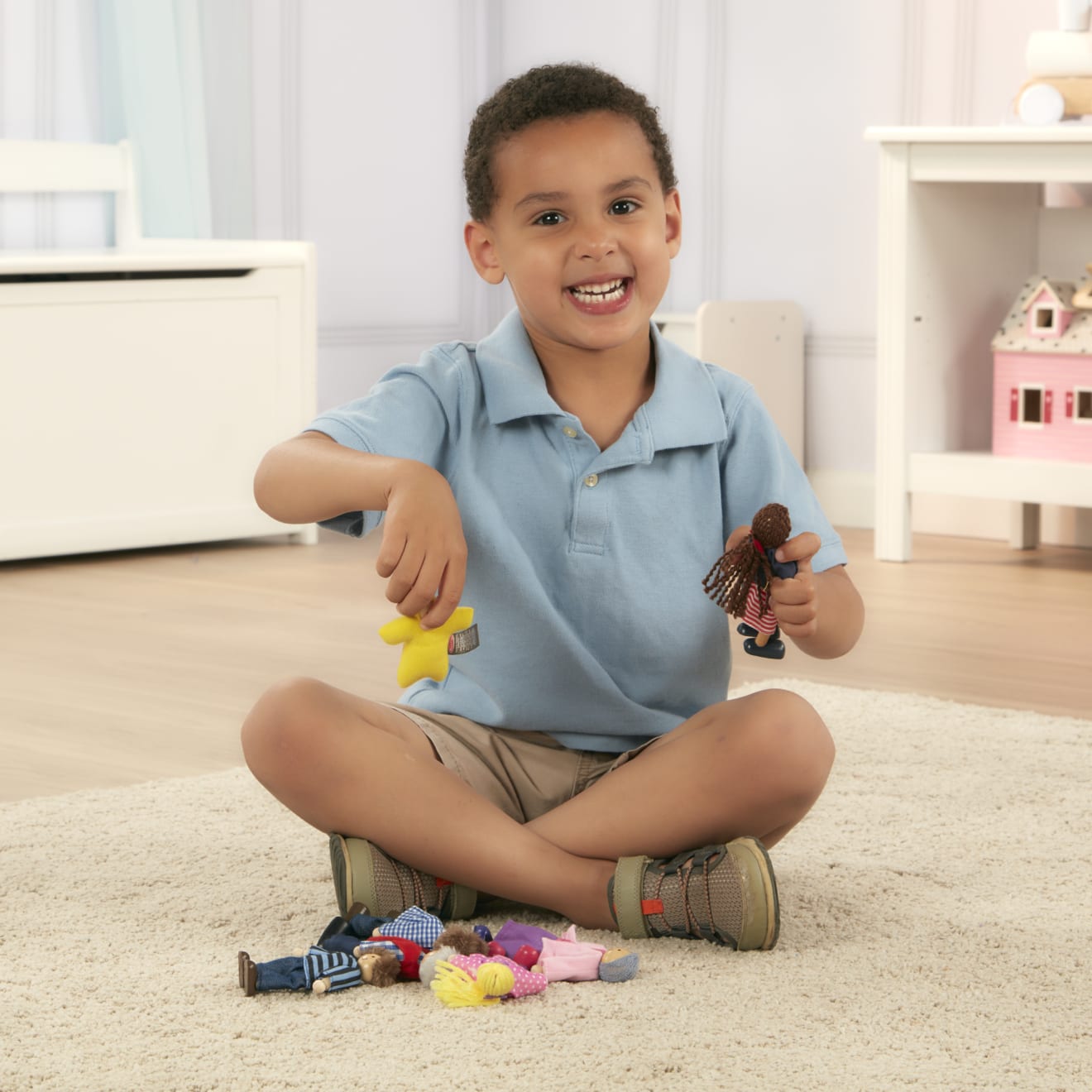 Melissa & Doug Wooden Doll Family