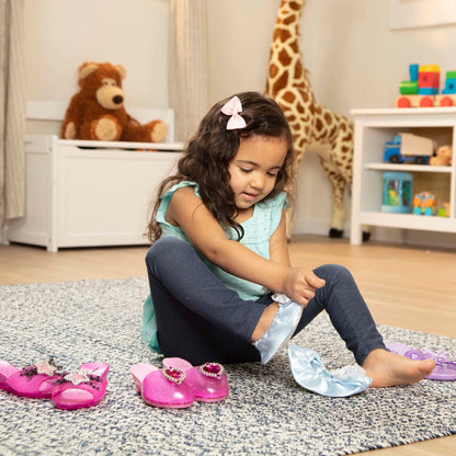 Melissa & Doug Role Play Collection - Step In Style! Dress-Up Shoes