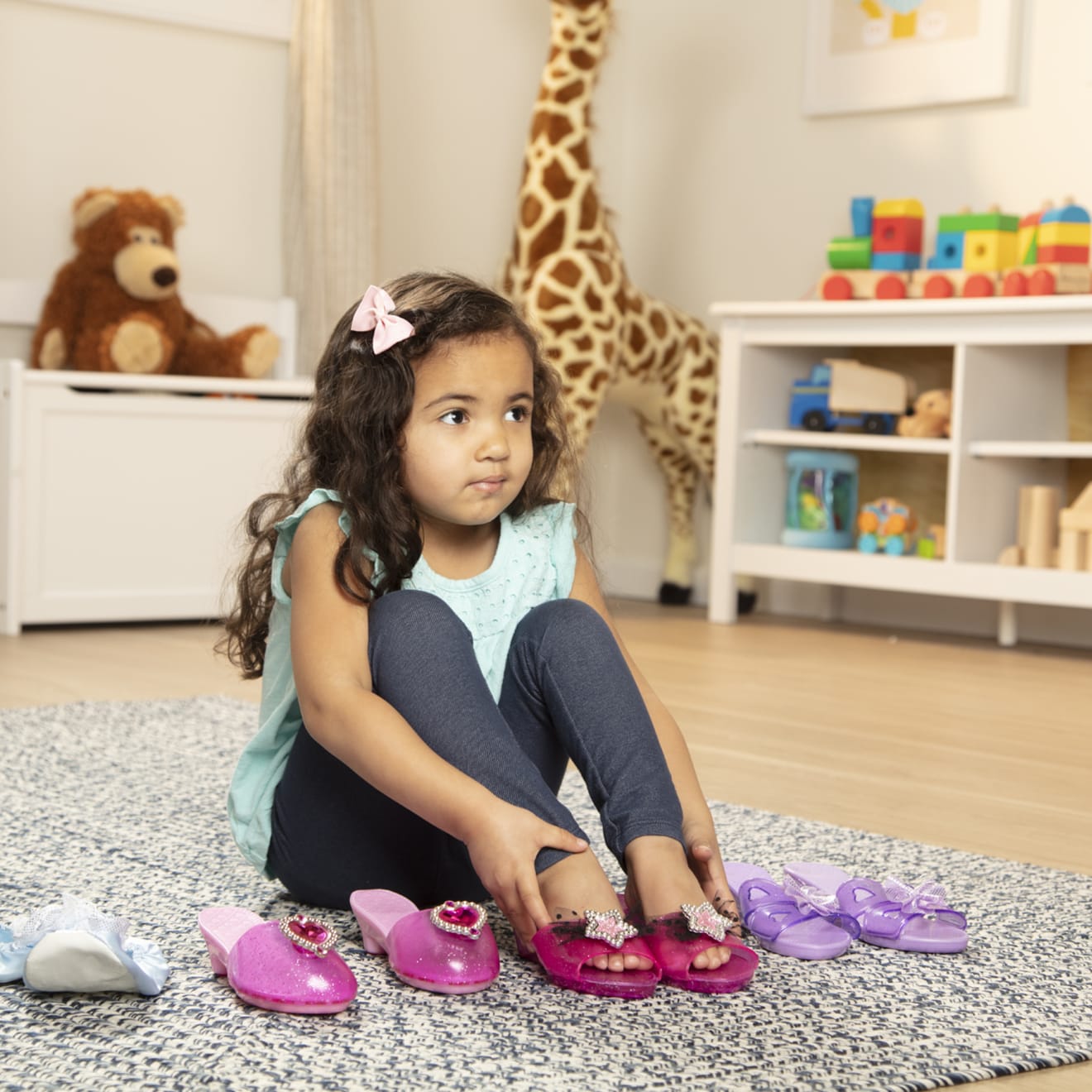Melissa & Doug Role Play Collection - Step In Style! Dress-Up Shoes
