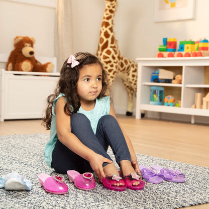 Melissa & Doug Role Play Collection - Step In Style! Dress-Up Shoes