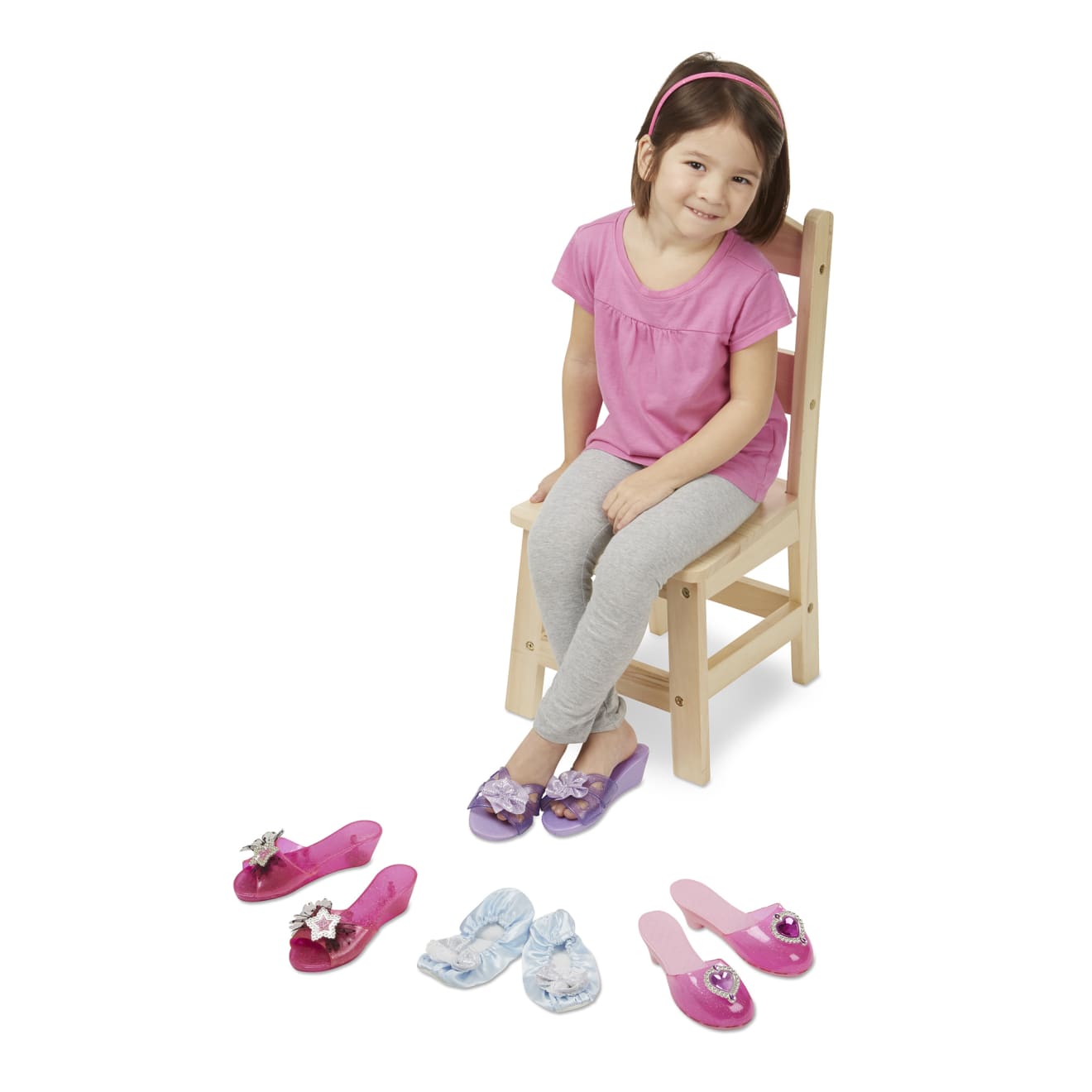 Melissa & Doug Role Play Collection - Step In Style! Dress-Up Shoes