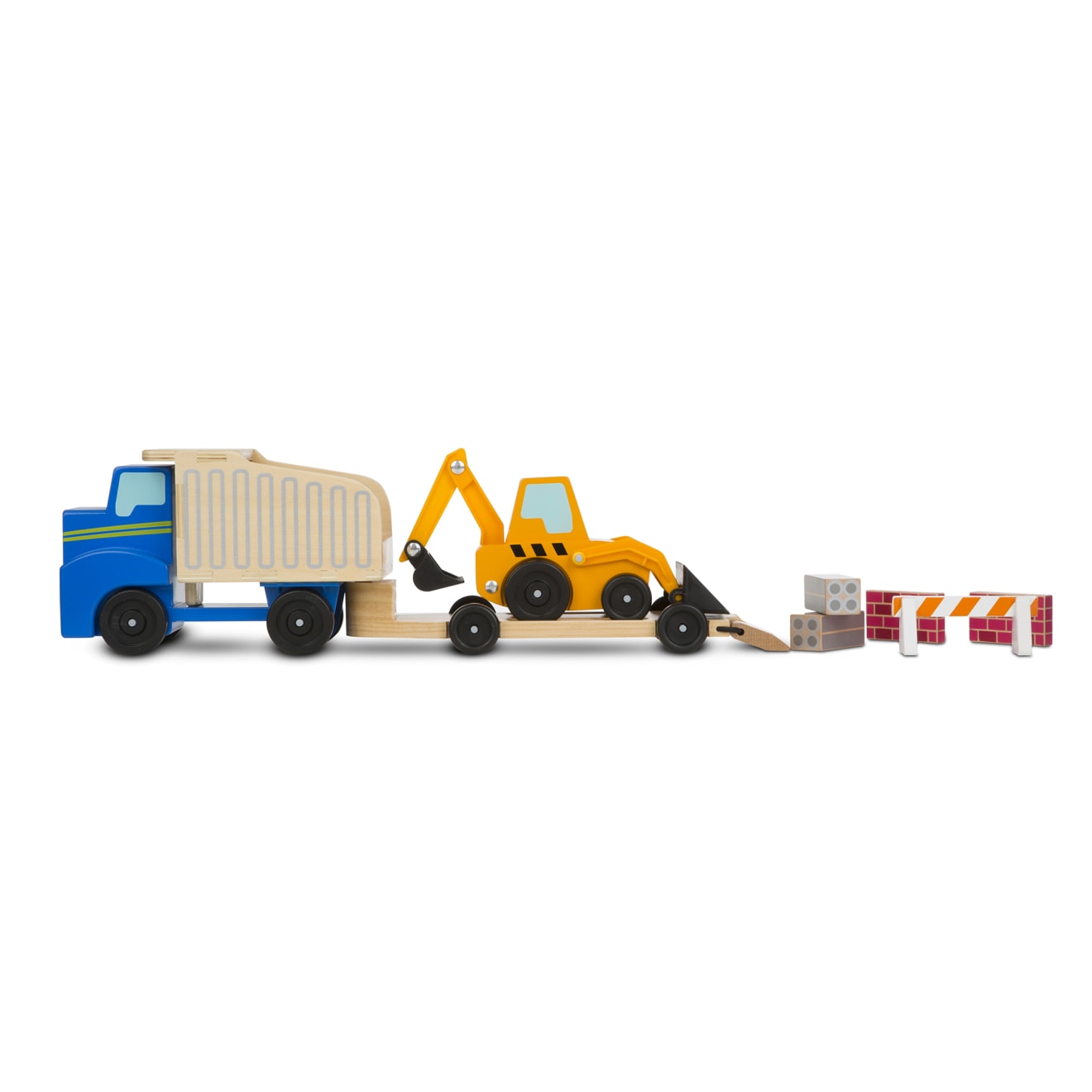 Melissa & Doug Classic Toy Dump Truck & Loader