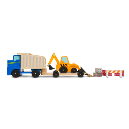 Melissa & Doug Classic Toy Dump Truck & Loader