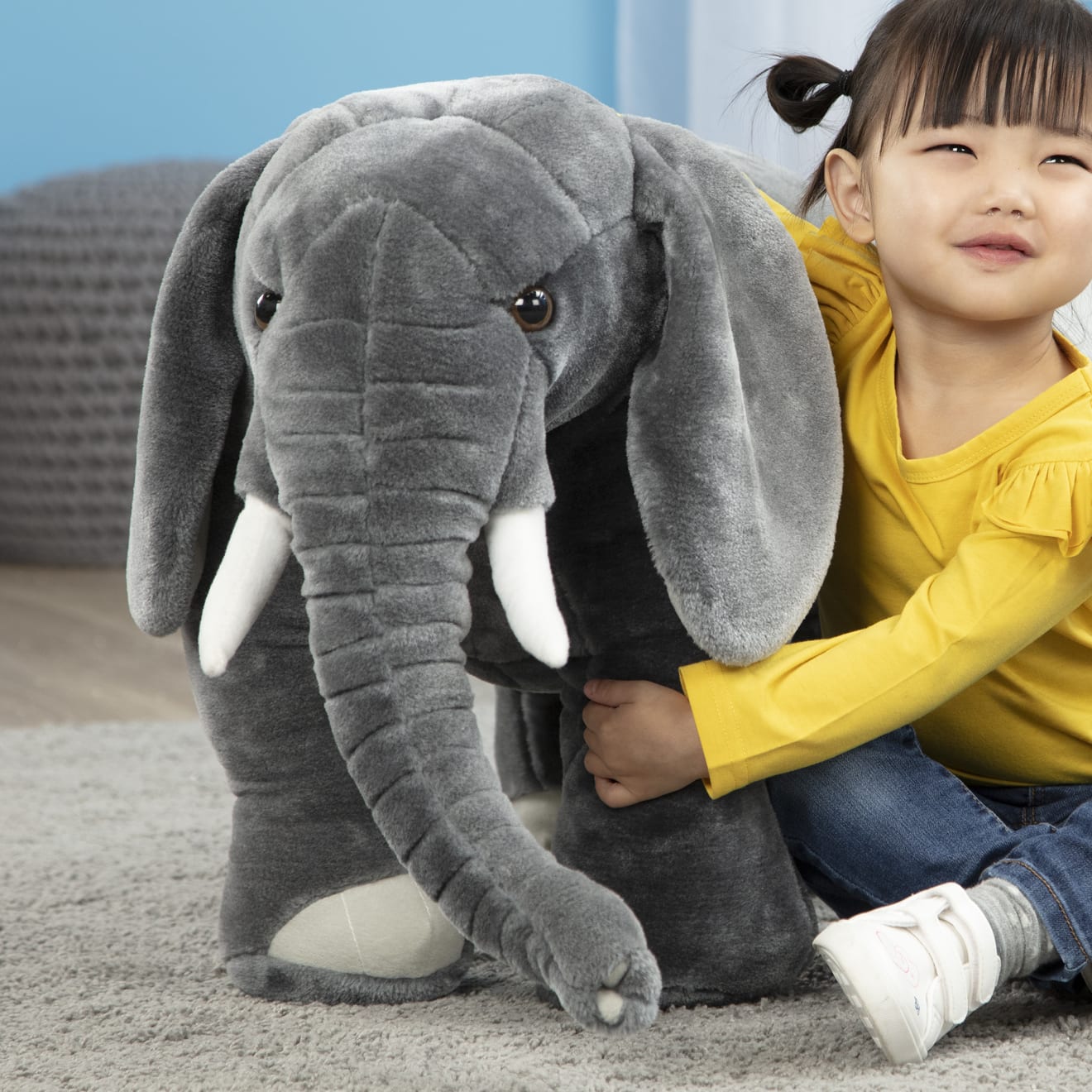 Melissa & Doug Elephant Giant Stuffed Animal