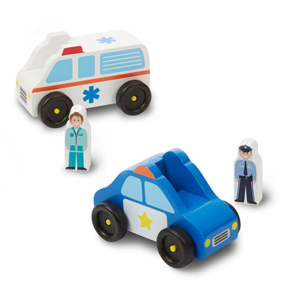Melissa & Doug Emergency Vehicle Set