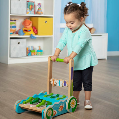 Melissa & Doug First Play Chomp & Clack Alligator Push Toy