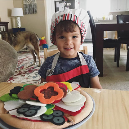 Melissa & Doug Felt Play Food - Pizza Set