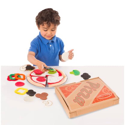 Melissa & Doug Felt Play Food - Pizza Set