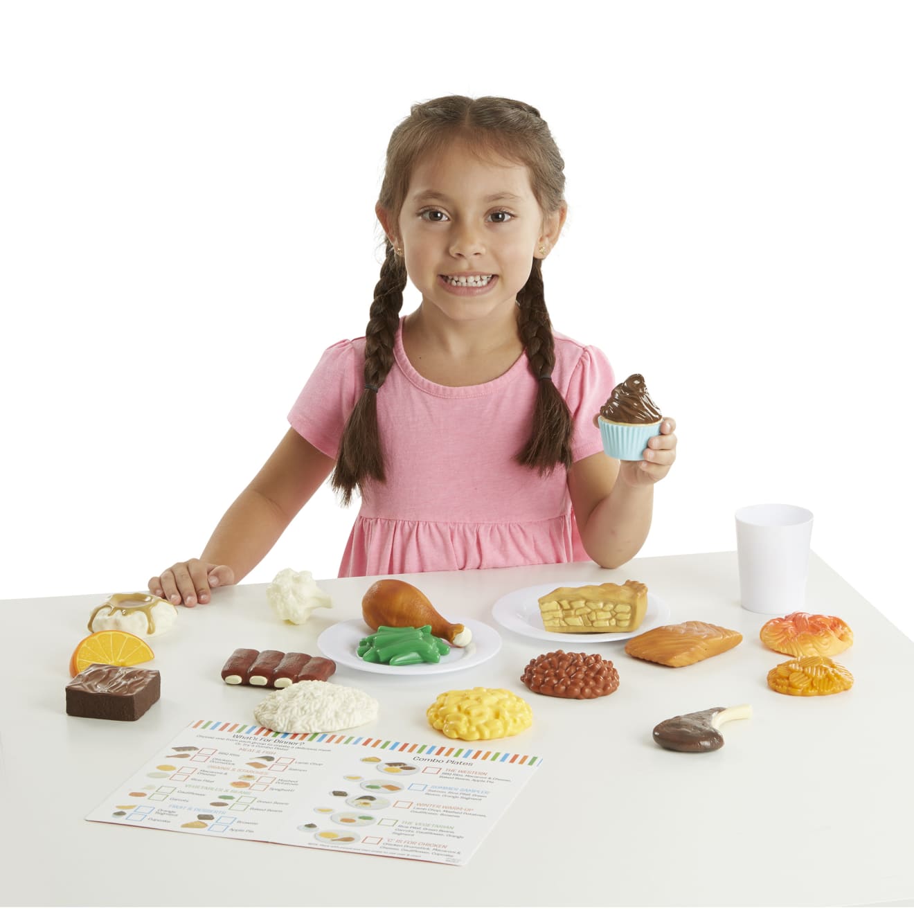 Melissa & Doug Combine And Dine Dinners - 17-piece Set