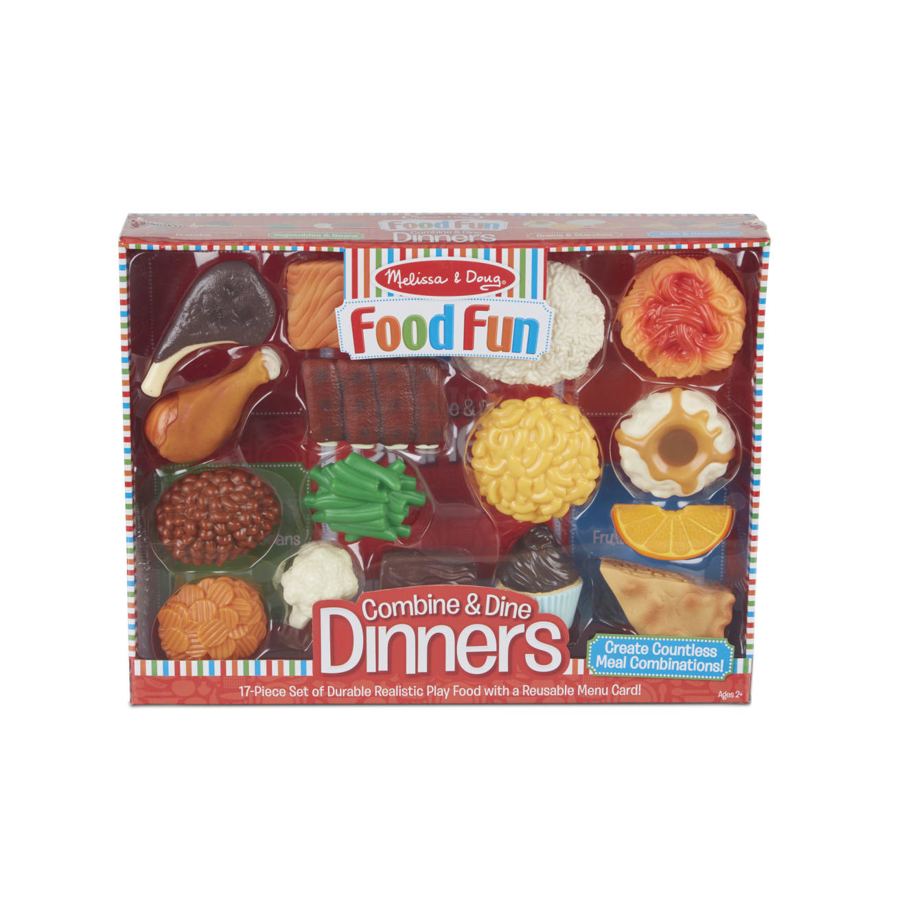 Melissa & Doug Combine And Dine Dinners - 17-piece Set