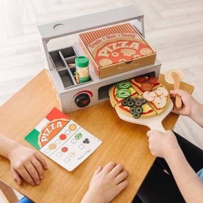  Melissa & Doug Top & Bake Pizza Counter 41pc