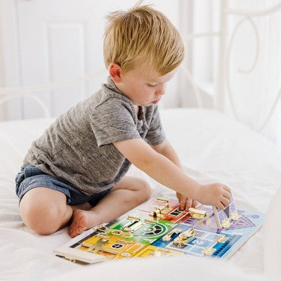  Melissa & Doug Latches Wooden Activity Board
