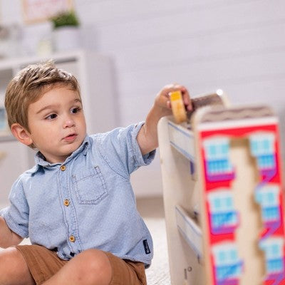  Melissa & Doug GO Tots Wooden Town House Tumble With 3 Disks