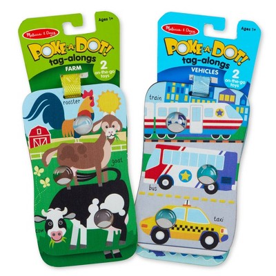  Melissa & Doug Poke-A-Dot Tag Along Bundle