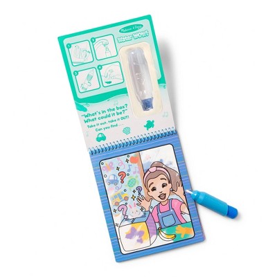  Melissa & Doug Ms. Rachel Water WOW! Color-Reveal Pad Early Learning Toy: Plastic Watercolor Paint Brush Pad