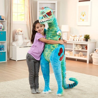  Melissa & Doug Jumbo T-Rex Dinosaur - Lifelike Stuffed Animal (over 4 Feet Tall)