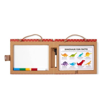  Melissa & Doug Natural Play: Play, Draw, Create Reusable Drawing & Magnet Kit - Dinosaurs (41 Magnets, 5 Dry-Erase Markers)