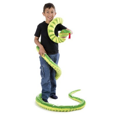  Melissa & Doug Giant Boa Constrictor - Lifelike Stuffed Animal Snake, 14' Long