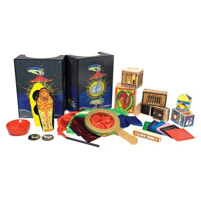  Melissa & Doug Deluxe Solid-Wood Magic Set With 10 Classic Tricks