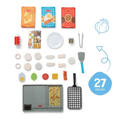  Melissa & Doug Flip & Fry Grill Play Set With Color Changing Water WOW!: Educational Focus On Motor & Creative Skills
