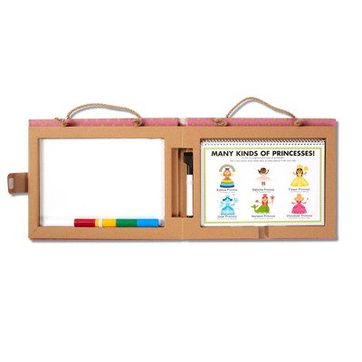  Melissa & Doug Natural Play: Play, Draw, Create Reusable Drawing & Magnet Kit - Princesses (54 Magnets, 5 Dry-Erase Markers)