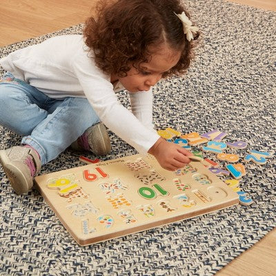  Melissa & Doug Numbers Sound Puzzle - 21pc