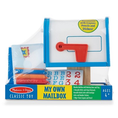  Melissa & Doug My Own Wooden Mailbox Activity Set And Educational Toy