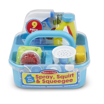  Melissa & Doug Spray, Squirt & Squeegee Play Set - Pretend Play Cleaning Set