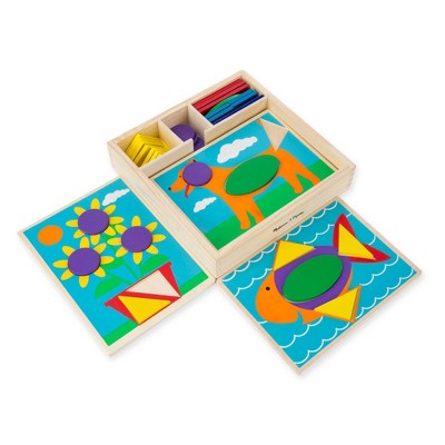  Melissa & Doug Beginner Pattern Blocks