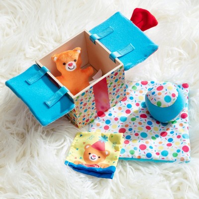  Melissa & Doug Wooden Surprise Gift Box Infant Toy (5pc)