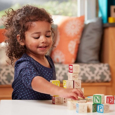  Melissa & Doug Wooden ABC/123 Blocks