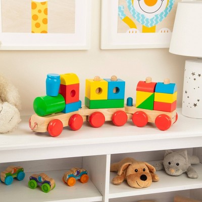  Melissa & Doug Wooden Jumbo Stacking Train - Classic