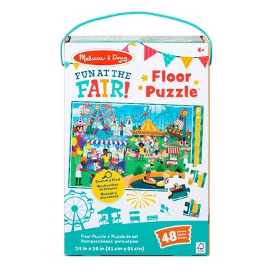  Melissa & Doug Fun At The Fair! A Day At The Fair Floor Puzzle - 48pc