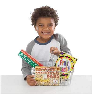  Melissa & Doug Pretend Play Toy Grocery Basket