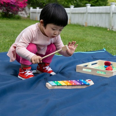  Melissa & Doug Band-in-a-Box Hum! Jangle! Shake! - 7-Piece Musical Instrument Set