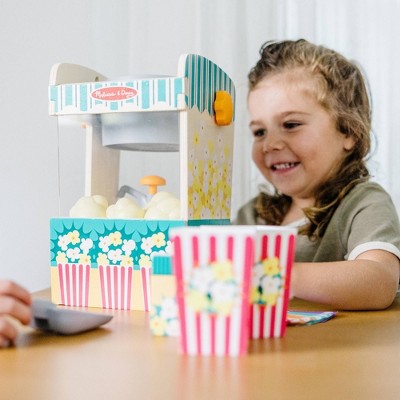  Melissa & Doug Fun At The Fair! Wooden Popcorn Popping Play Food Set