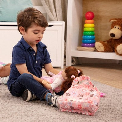  Melissa & Doug Mine To Love Doll Diaper Changing Set With Bag, Wipes, Accessories (7pc)