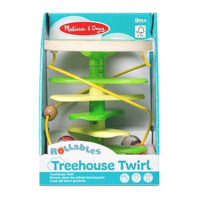  Melissa & Doug Rollables Treehouse Twirl Infant And Toddler Toy (3pc)