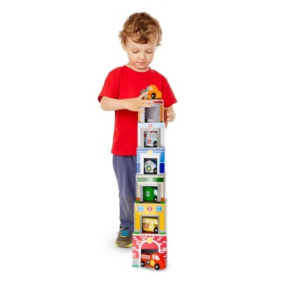  Melissa & Doug Nesting & Sorting Toys - Buildings & Vehicles