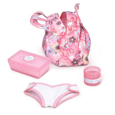  Melissa & Doug Mine To Love Doll Diaper Changing Set With Bag, Wipes, Accessories (7pc)