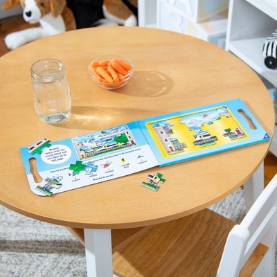  Melissa & Doug Magnetic Take-Along Jigsaw 2pc Bundle - Farm/Vehicles