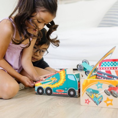  Melissa & Doug Fun At The Fair! Fire Jumper Stunt Car
