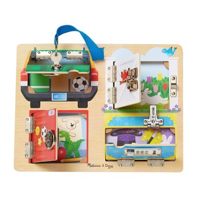  Melissa & Doug Locks & Latches Board