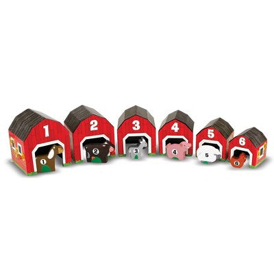  Melissa & Doug Nesting & Sorting Barns & Animals